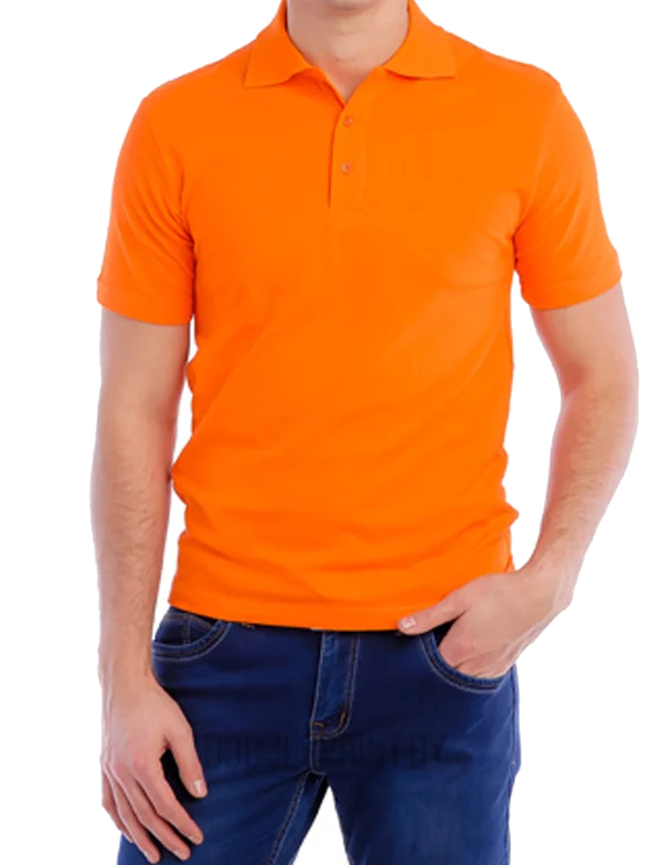 Рубашка поло оранжевый