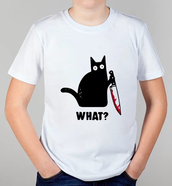 Детская футболка "What?"