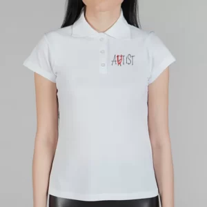 Футболка поло "Artist/Autist" женская