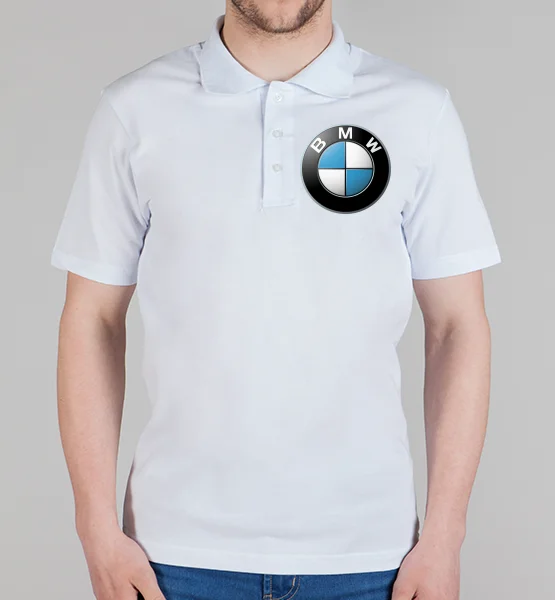 Футболка поло "Логотип BMW" мужская