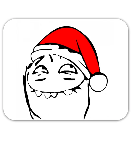 Коврик для мышки "Новогодний Мем"