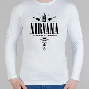 Мужской лонгслив "Нирвана / Nirvana"
