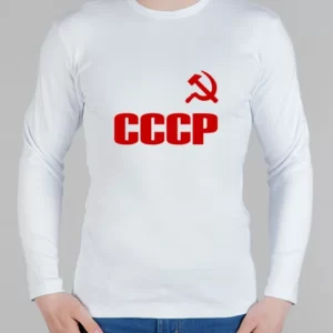 Мужской лонгслив "СССР (серп и молот)"