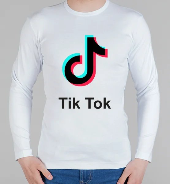 Мужской лонгслив "Tik Tok"