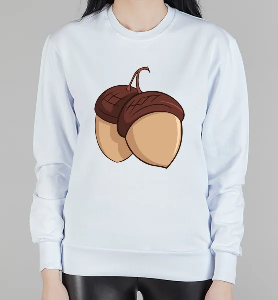 Парный свитшот "Белка и орешки"