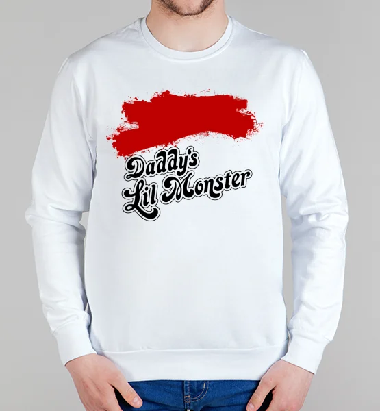 Свитшот "Daddy's lil monster"