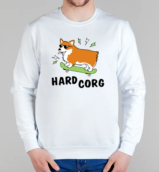 Свитшот "Hard Corg"