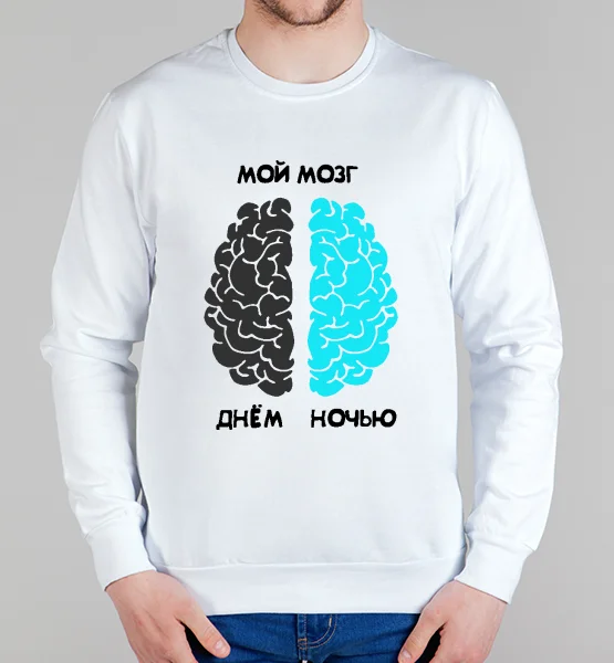 Свитшот "Мой Мозг"