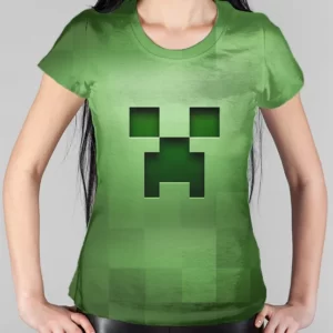 Женская 3D футболка "Маинкрафт (Minecraft) 3D-2"