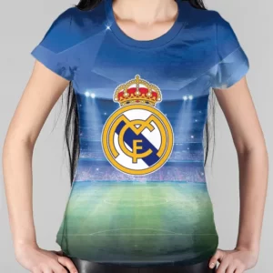 Женская 3D футболка "Real Madrid"