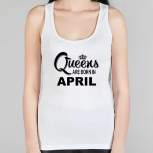 Женская борцовка "Queens are born April"