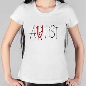 Женская футболка "Artist/Autist"
