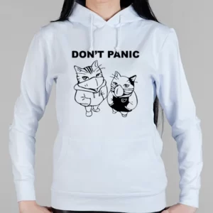 Женская толстовка "Коты Don't panic"