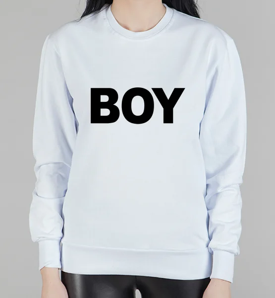 Женский свитшот "Boy"