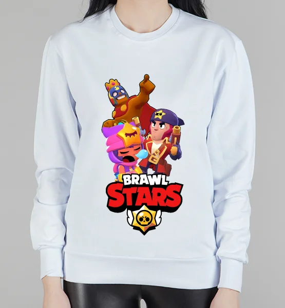 Женский свитшот "Brawl Stars Герои 2"