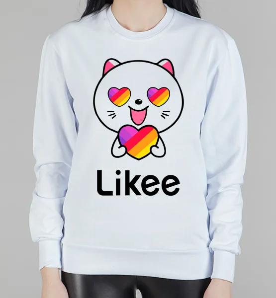 Женский свитшот "Likee Cat"